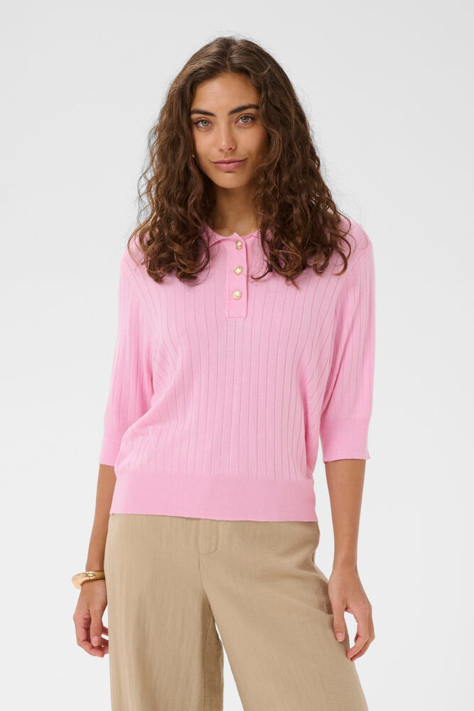CULTURE Sophi Annemette Polo Pink - Farmor Ingvarda