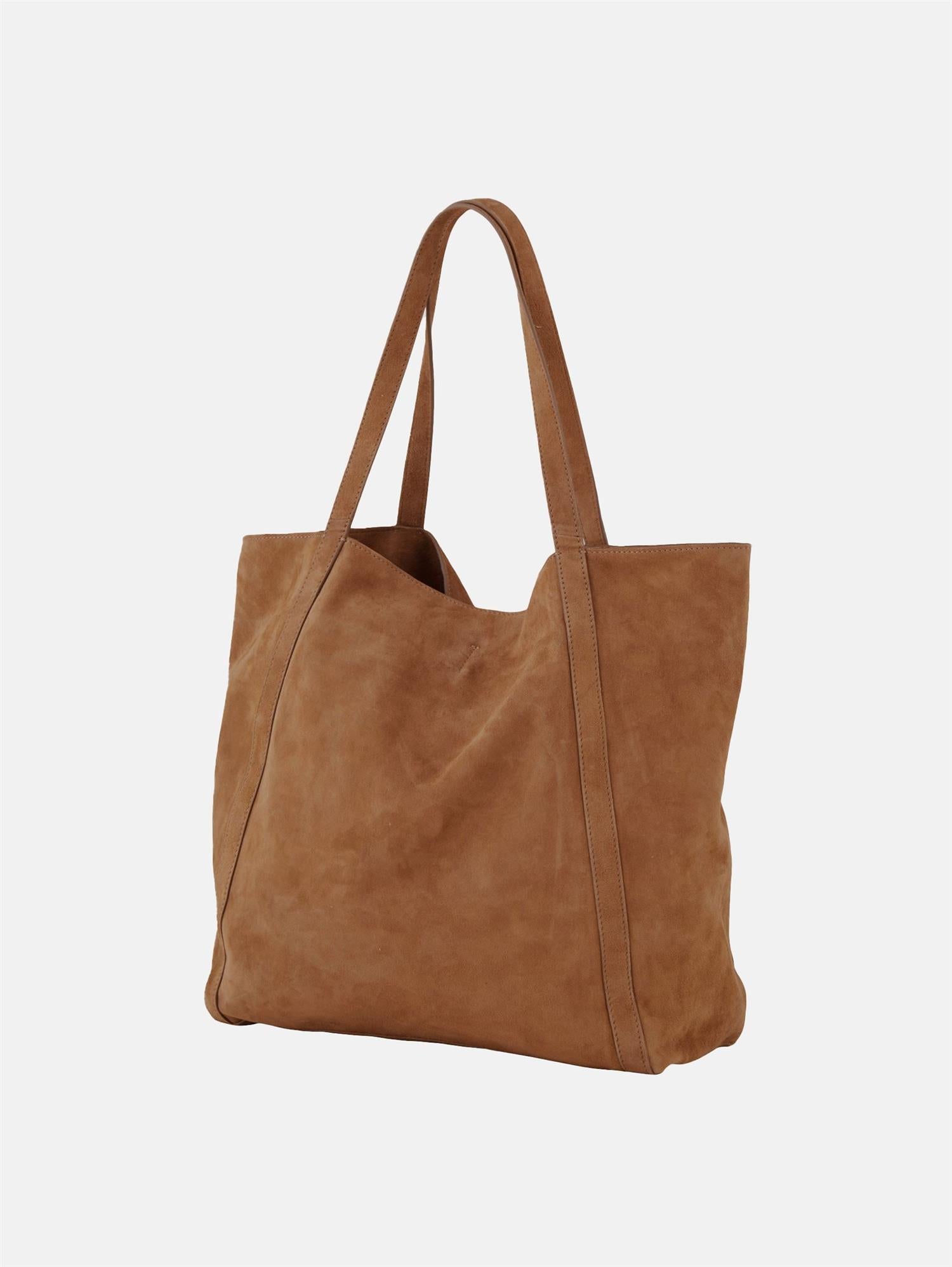 BECKSÖNDERGAARD Suede Eden Bag Brun