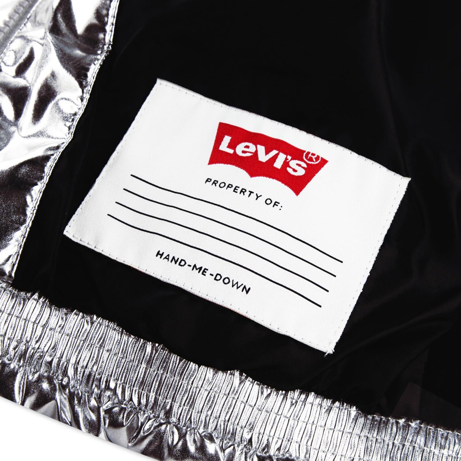 LEVIS 4-14ÅR Ytterjakke m/hette Sølv