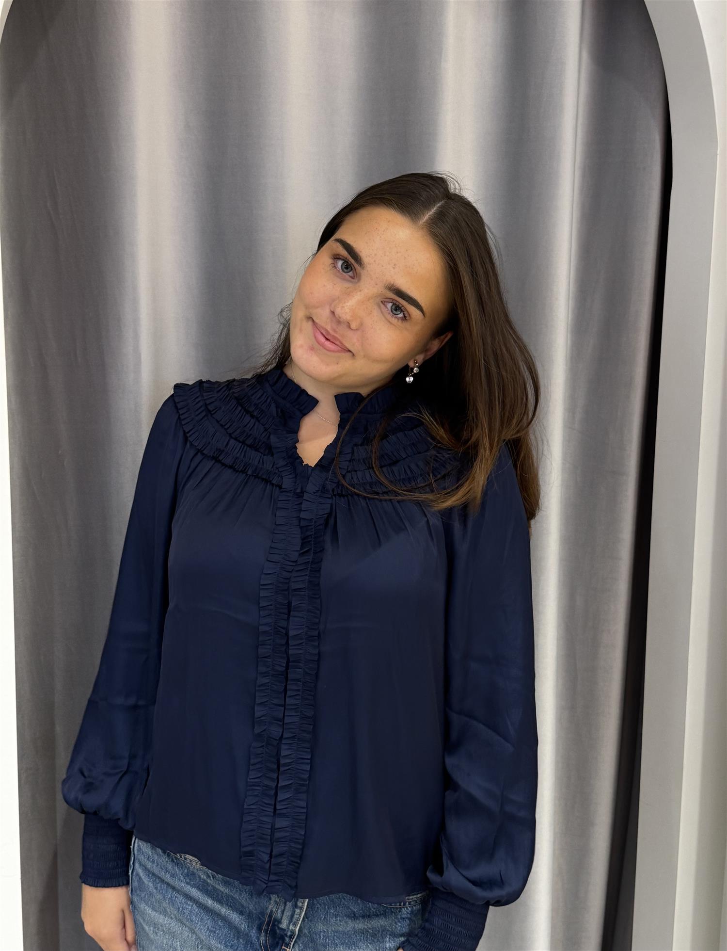 RUE de FEMME Alba Blouse Midnight