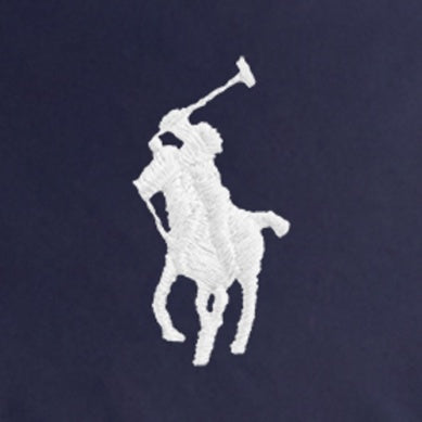 RALPH LAUREN 8-16År Vattert genser med glidelås Mørkeblå