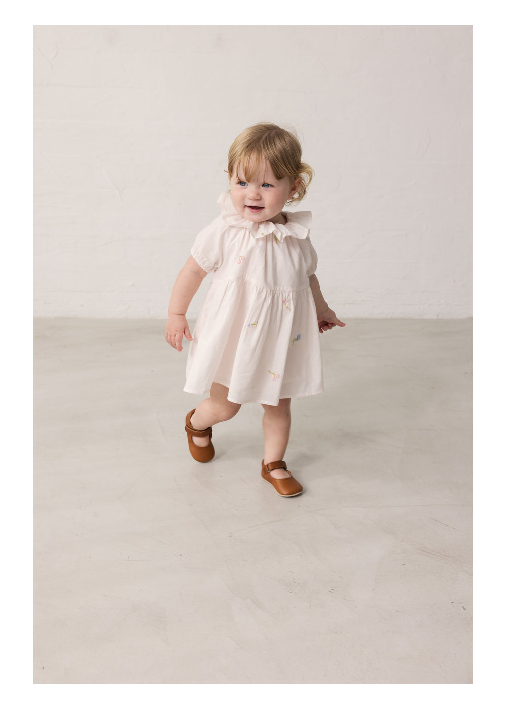 MARMAR COPENHAGEN 0-3ÅR Dalino Dress,Baby Lys Rosa - Farmor Ingvarda