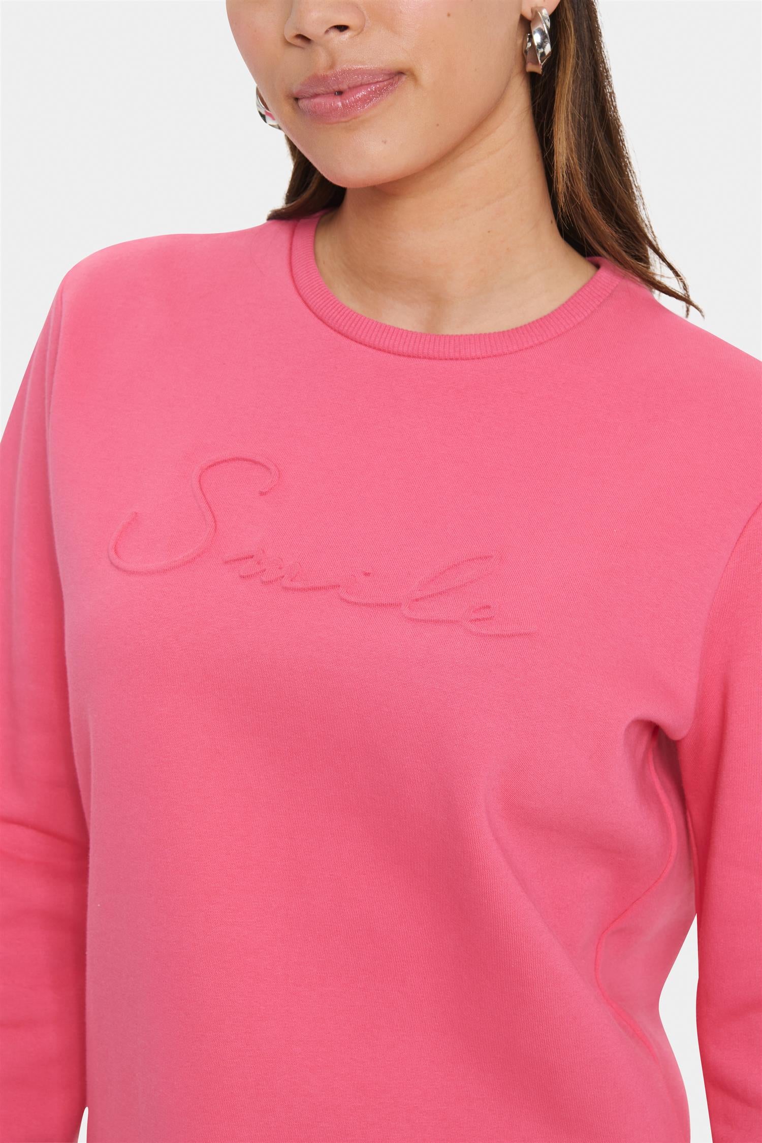 SAINT TROPEZ Lyona Sweatshirt Rosa
