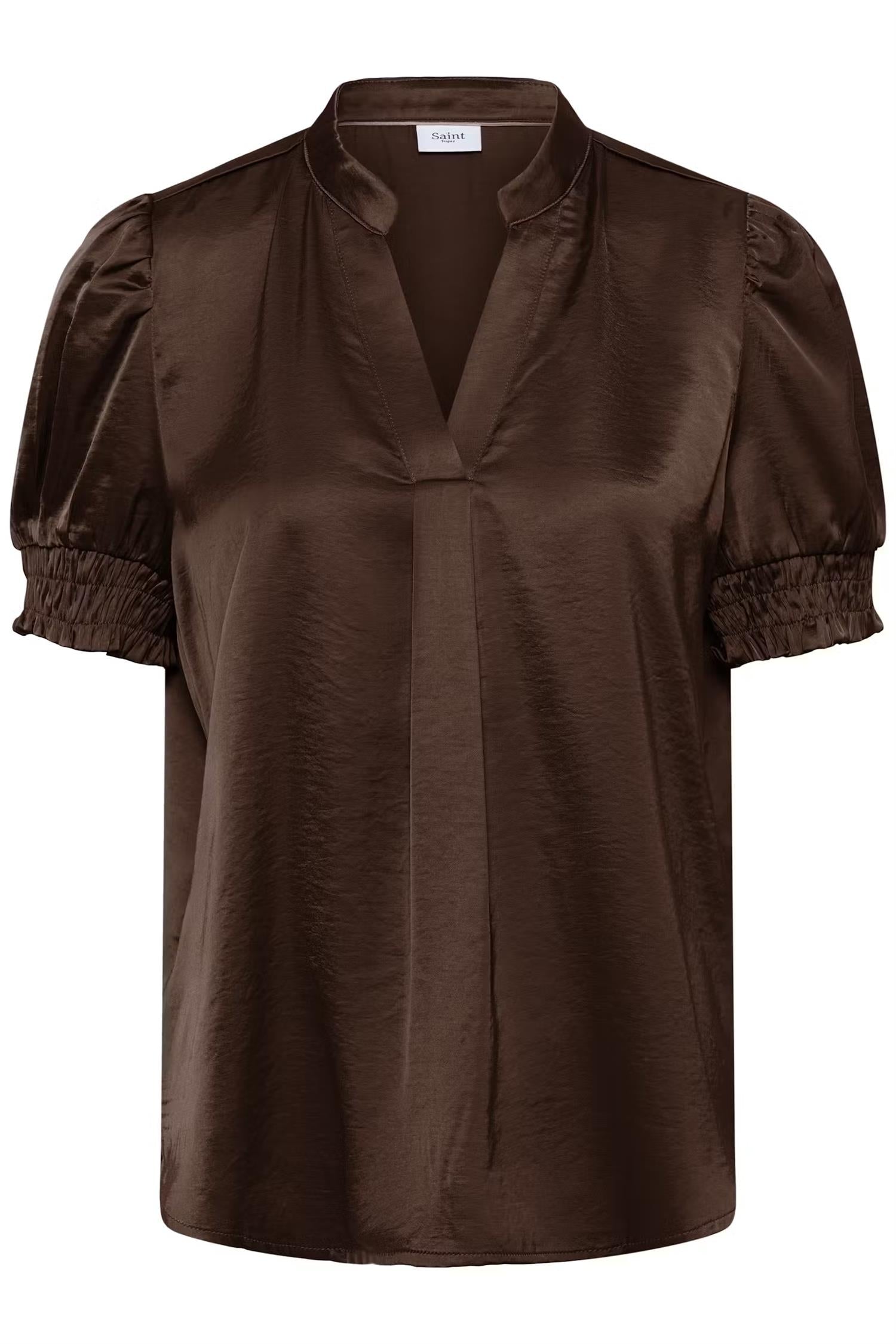 SAINT TROPEZ Panan Blouse Brown