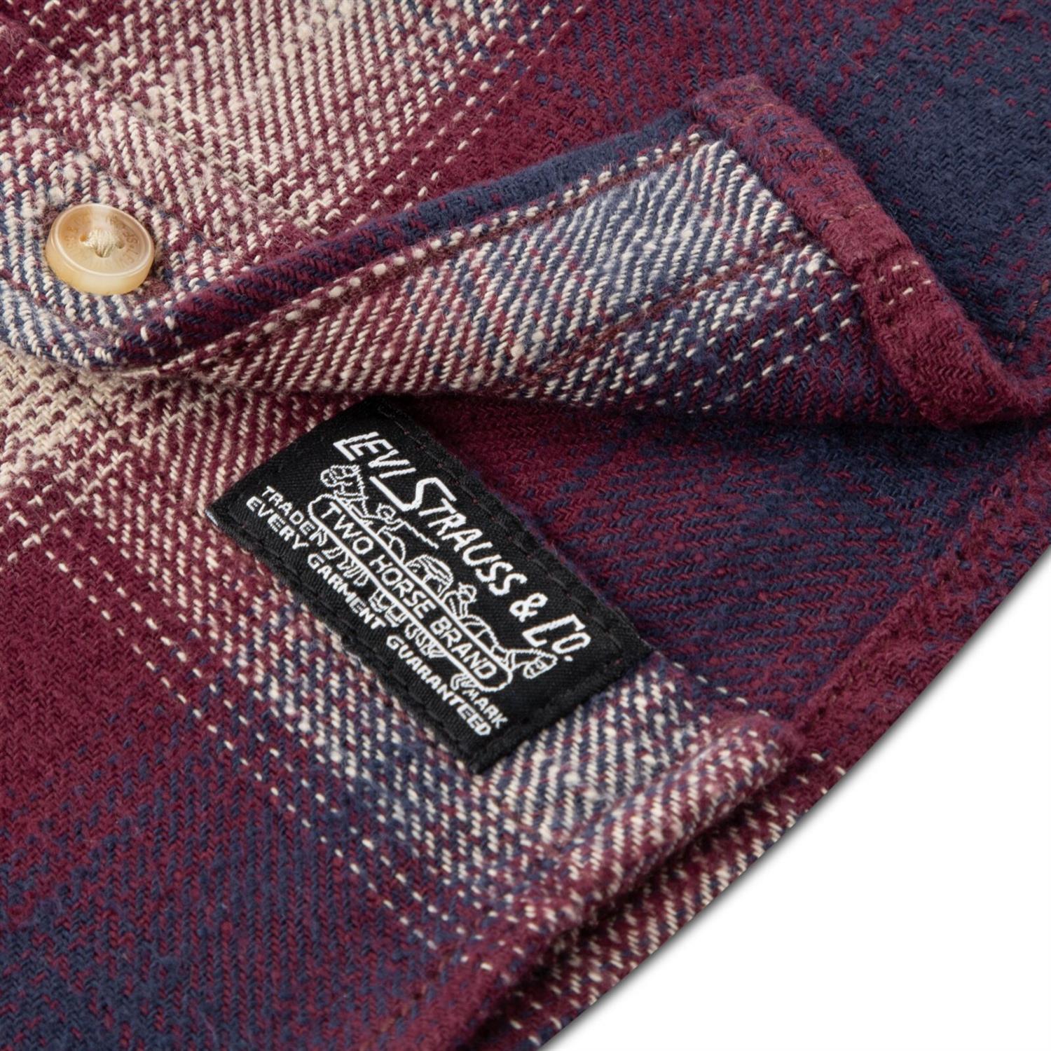 LEVIS 4-14ÅR Rutet flanellskjorte