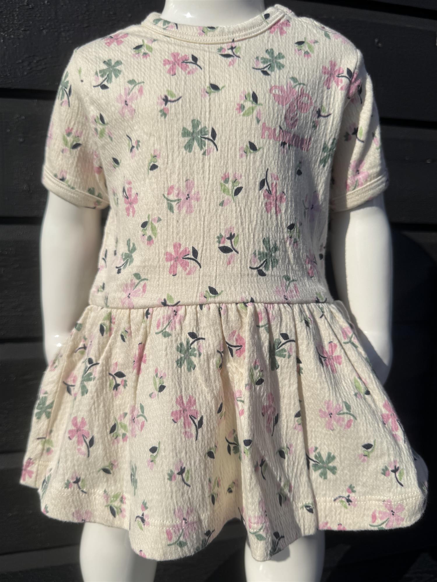 HUMMEL 0-4ÅR Tyra Body kjole Krem/Blomstret