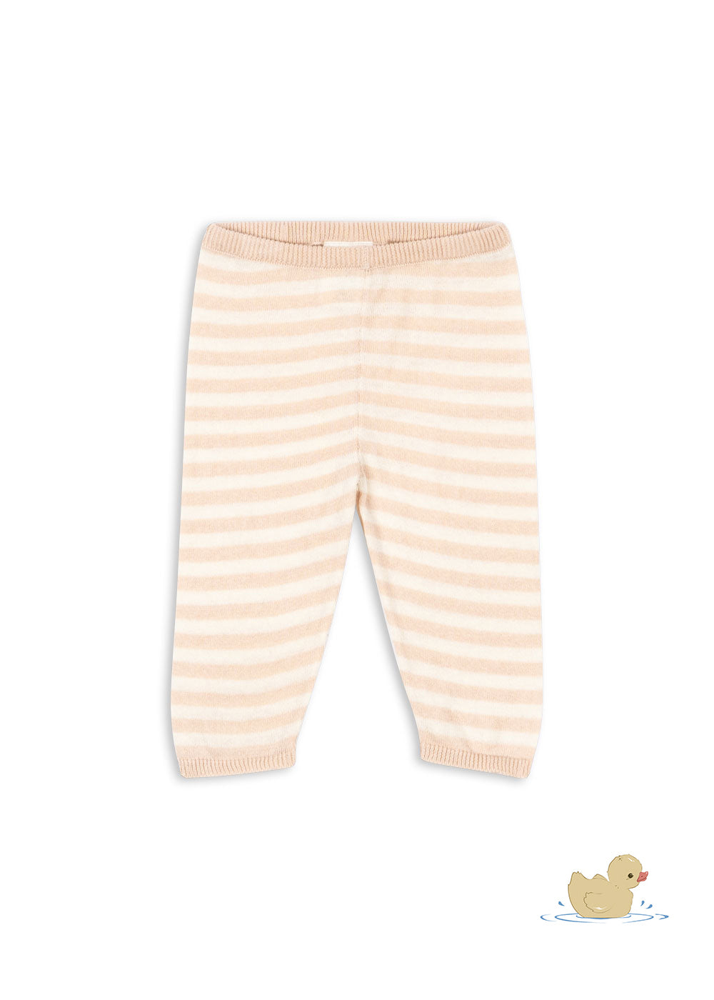 FANGA FONTANA by Konges Sløjd Venti Knit Pants Krem/Rosa - Farmor Ingvarda