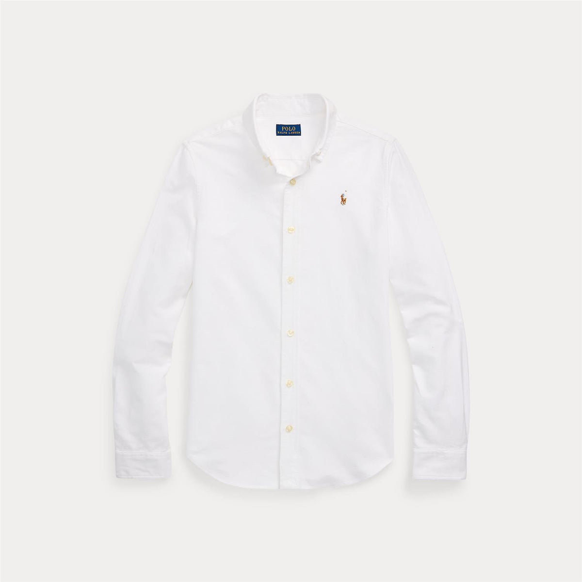RALPH LAUREN 8-16År Classic Oxford Shirt,Girl Hvit