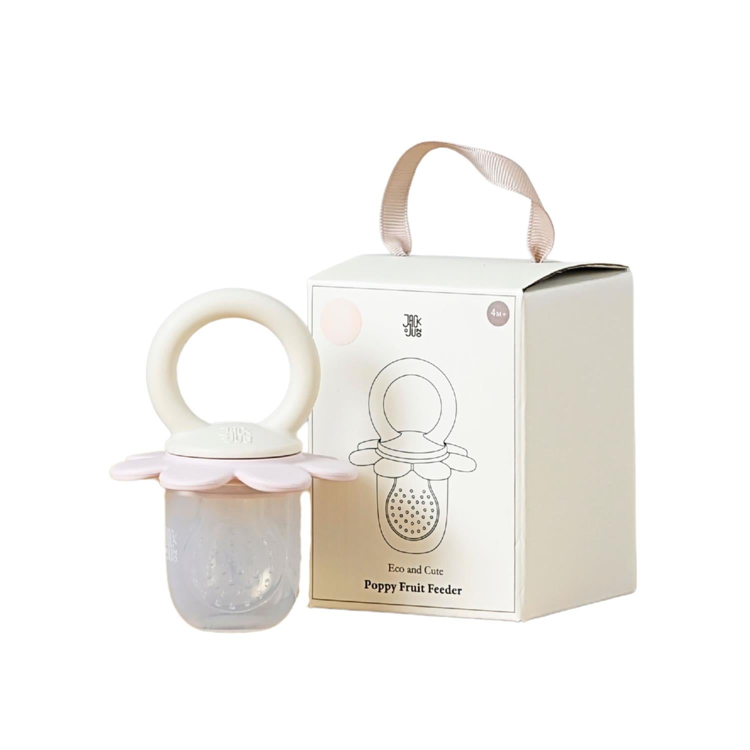 JACK o JUNO Poppy Fruit Feeder Krem/Rosa