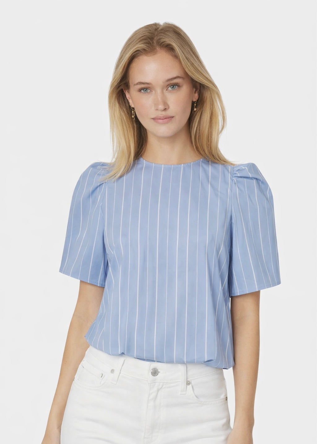 CO´ COUTURE Teran Stripe Blouse - Farmor Ingvarda