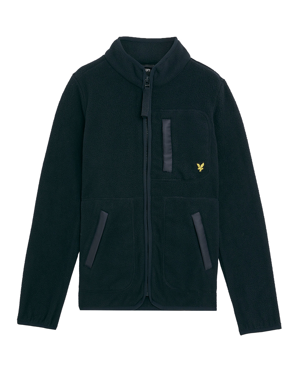 LYLE & SCOTT Microfleece Zip Through Mørkeblå