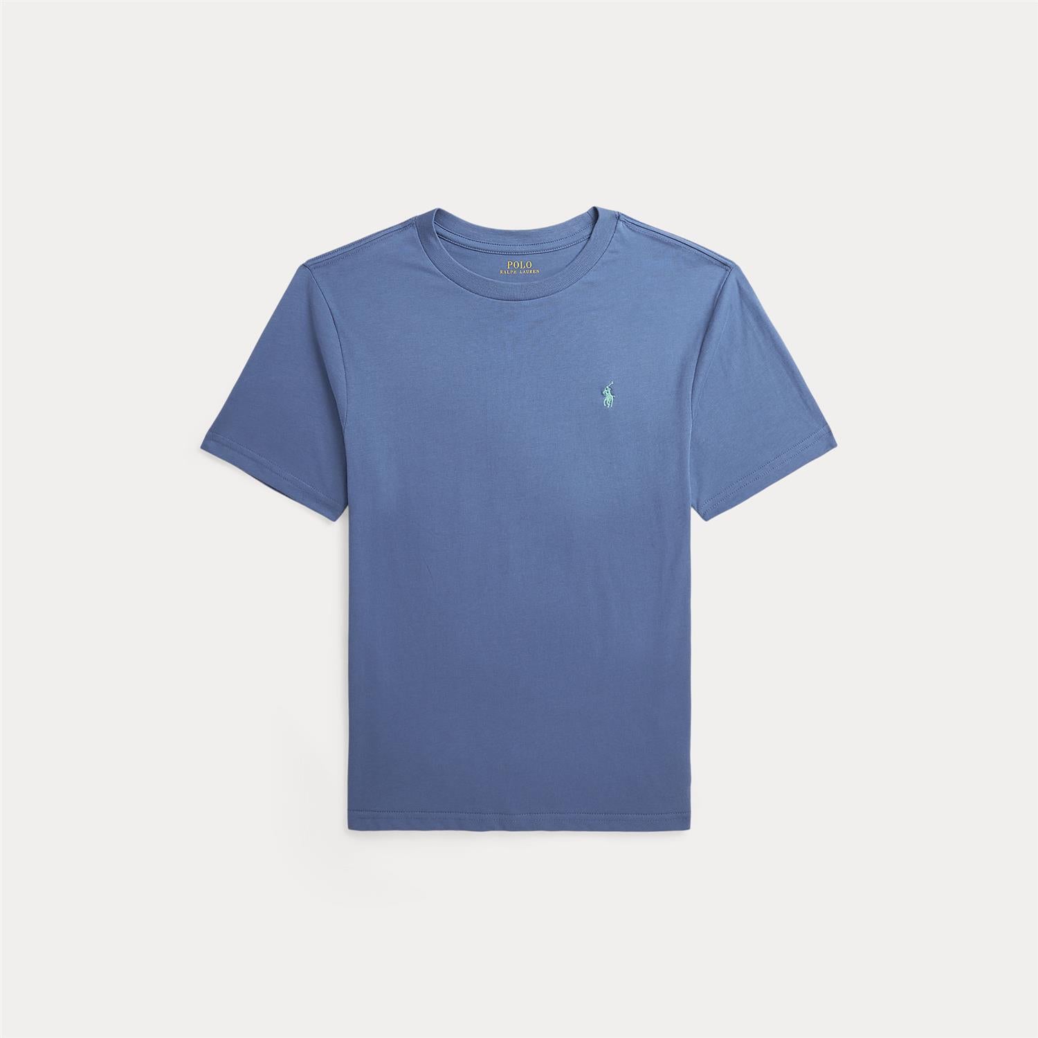 RALPH LAUREN 8-16År SS CN T-shirt,Teens Mellomblå