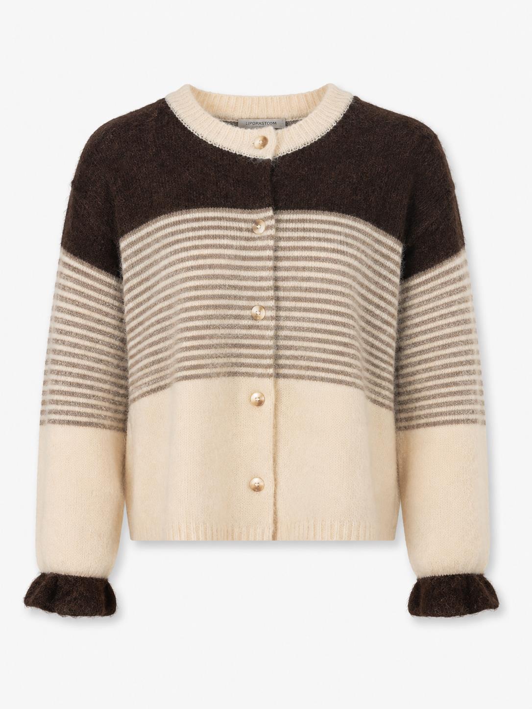 LECOCO Imina Cardigan Brown