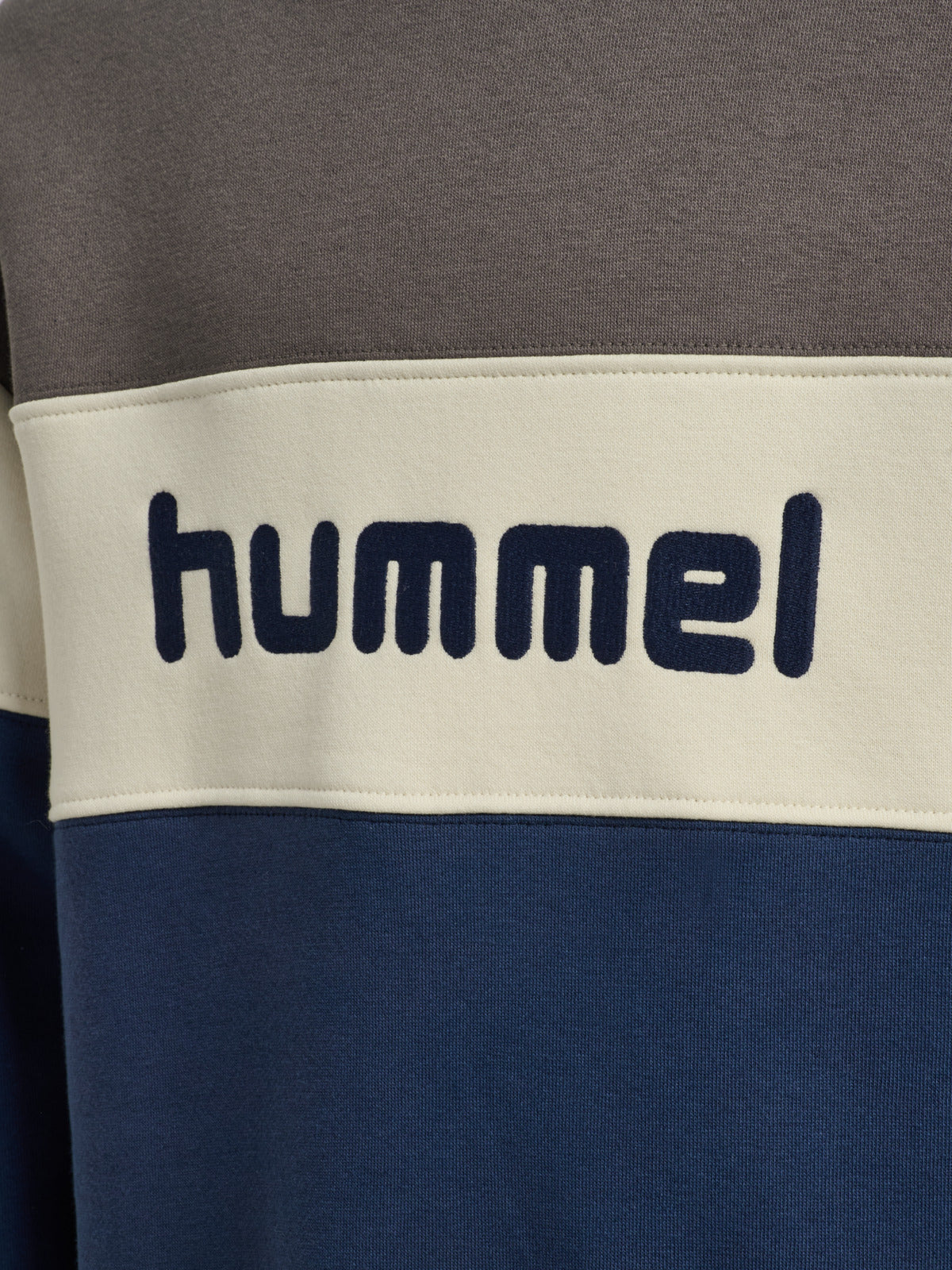 HUMMEL 4-10ÅR Loose Block Crewneck Jr