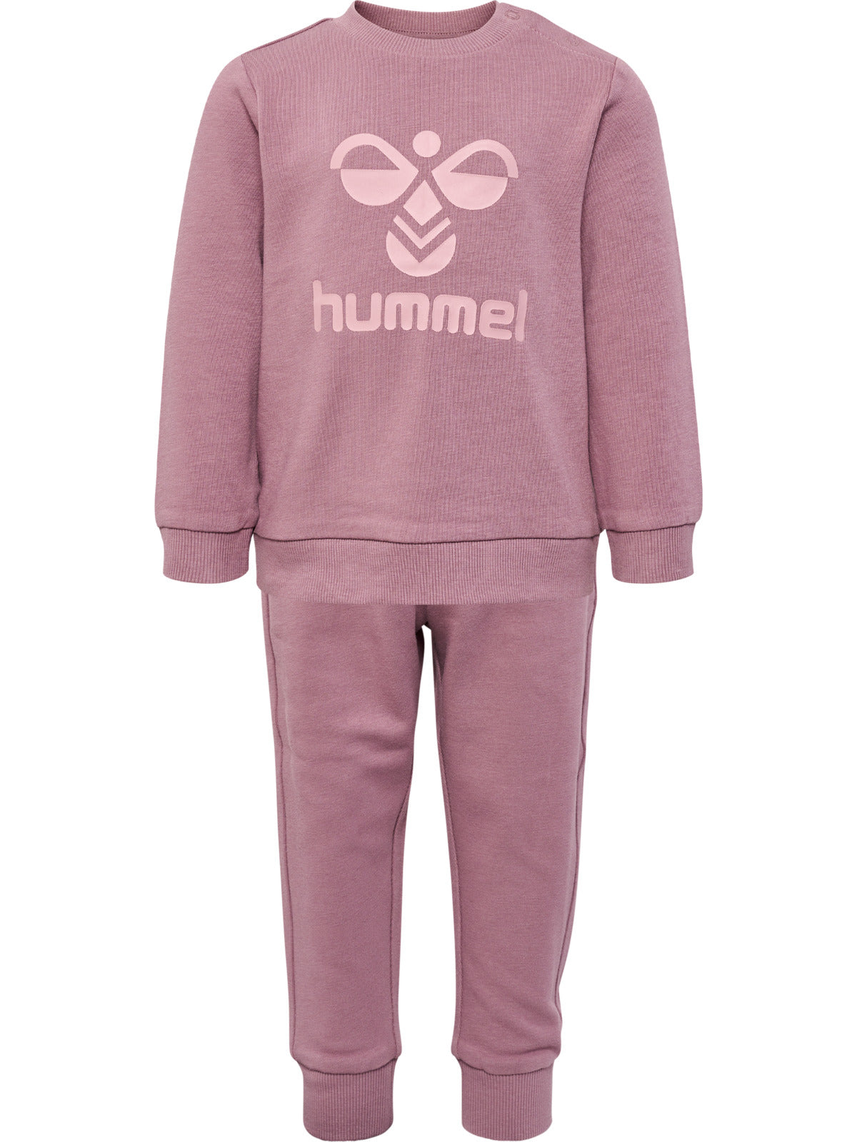 HUMMEL 0-4ÅR Arine crewsuit Rosa