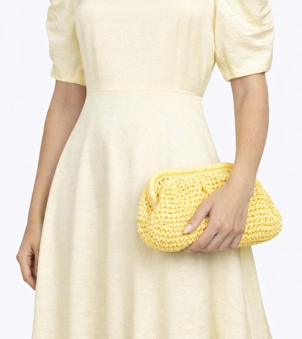SUI AVA Olivia Bloom Bag Yellow - Farmor Ingvarda