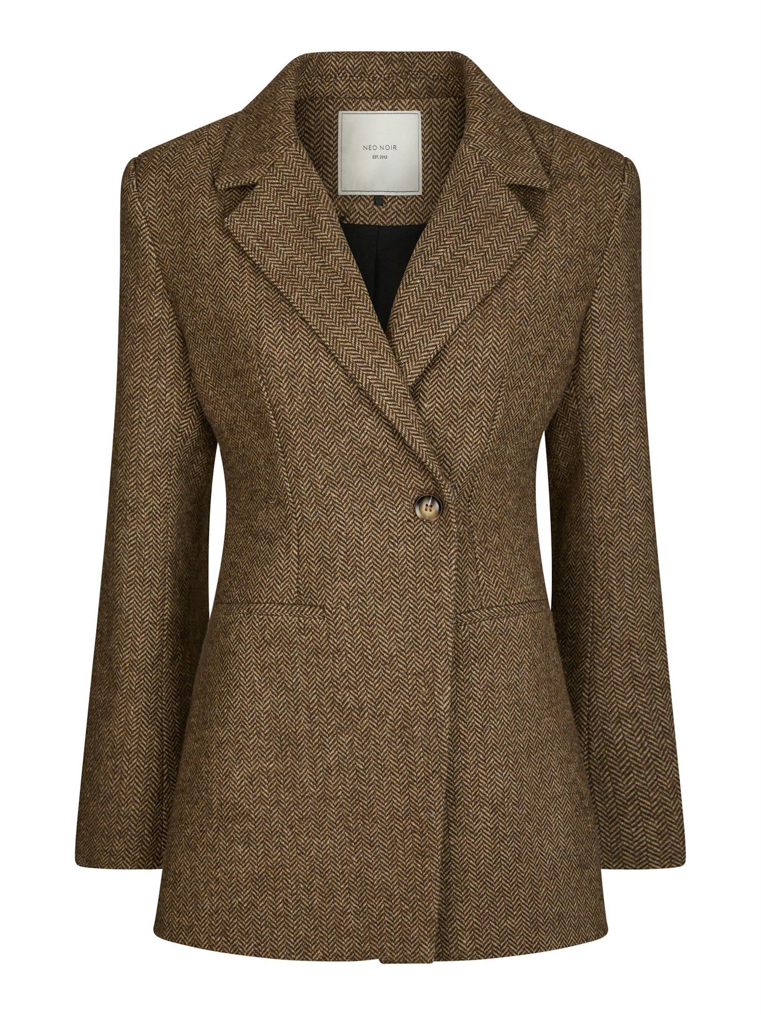 NEO NOIR Bowie Herringbone Blazer