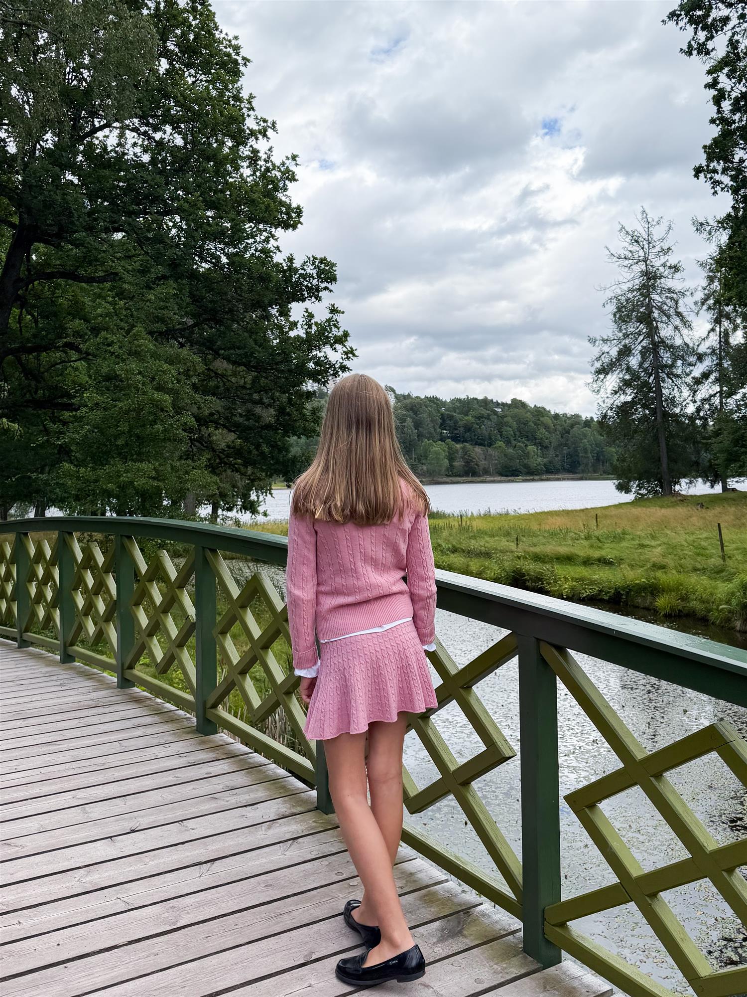 VILJE OG VE Elise Strikket Genser Soft Pink