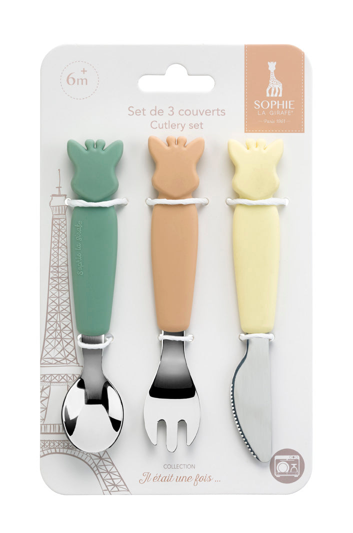 VULLI, SOPHIE LA GIRAFE Cutlery Set,Sophie la girafe