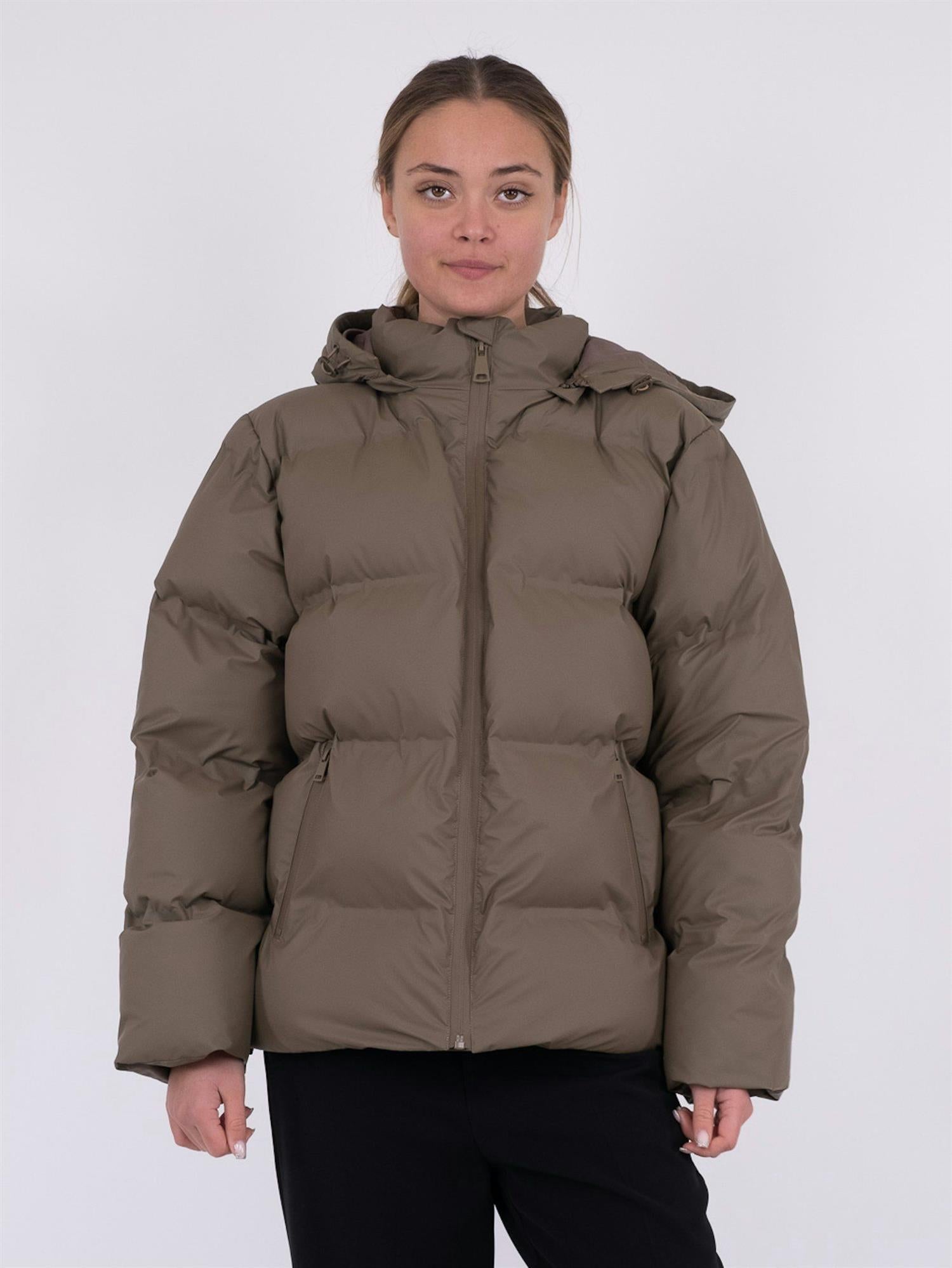 NEO NOIR Fox C Puffer Jacket Dark Taupe (PRESALE)