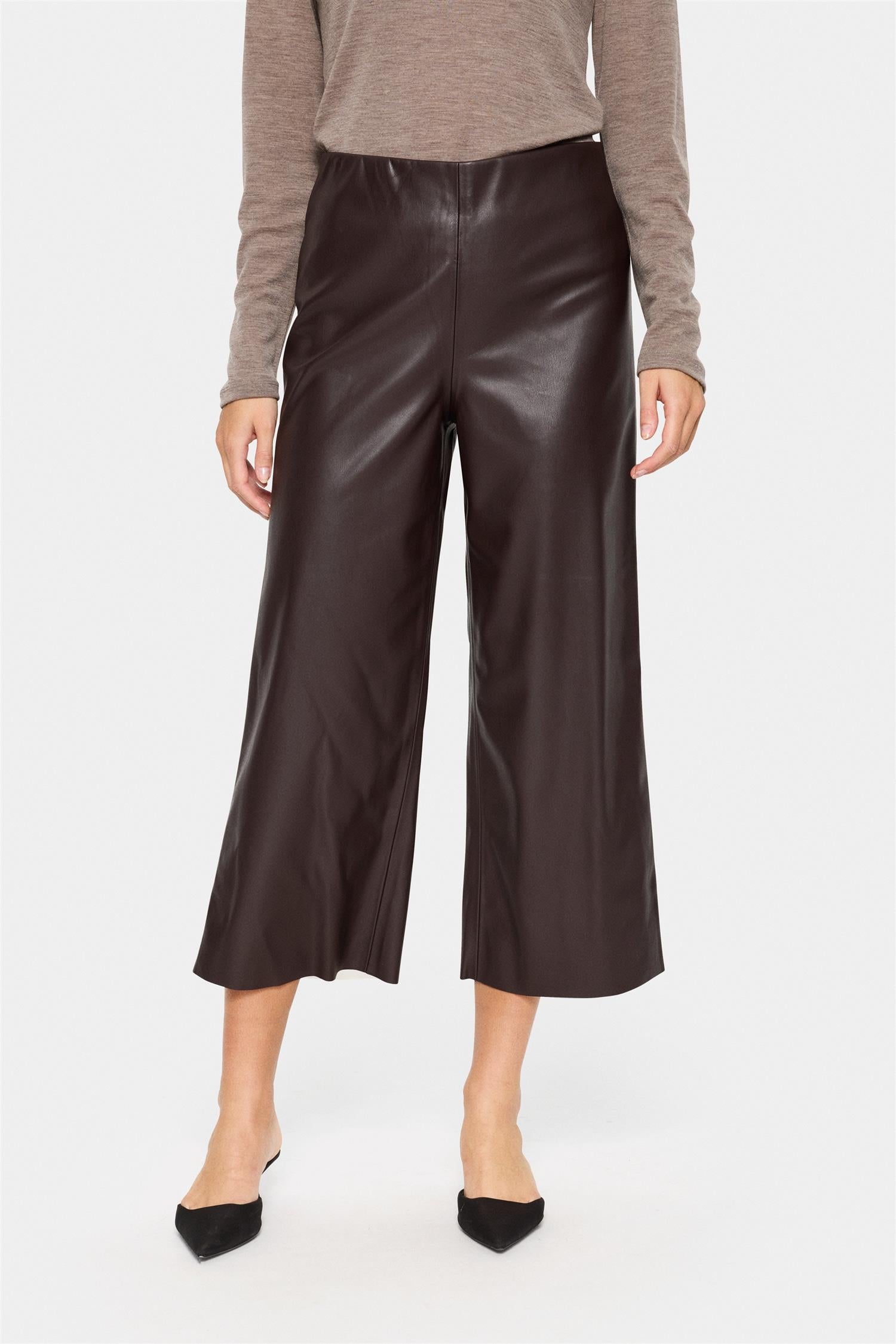 SAINT TROPEZ Dowie Ankel Pants Rain Drum Brun