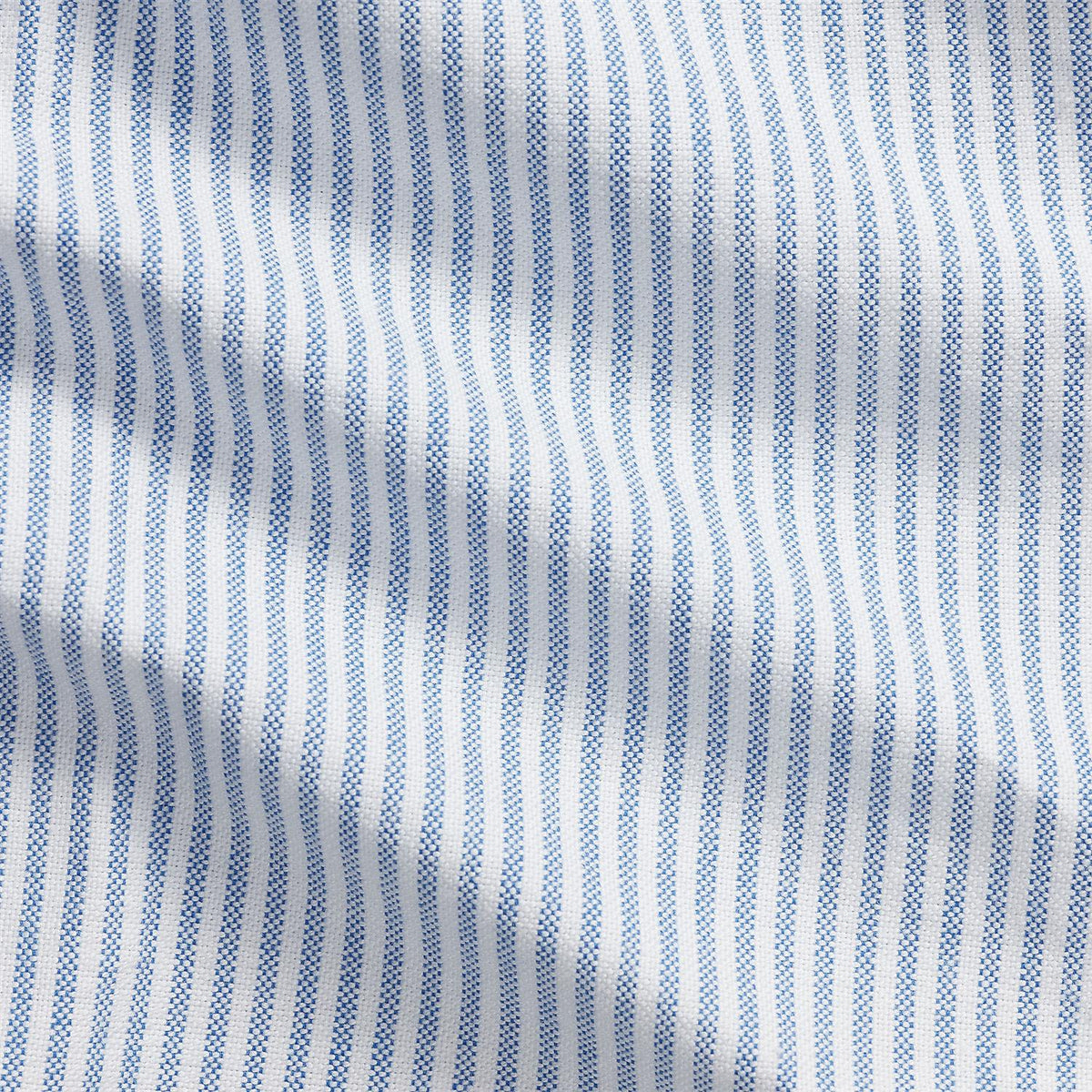 Ralph Lauren baby Oxford skjorte i striper, blå og hvit, for barn 0-24 måneder, lang erme og klassisk design.