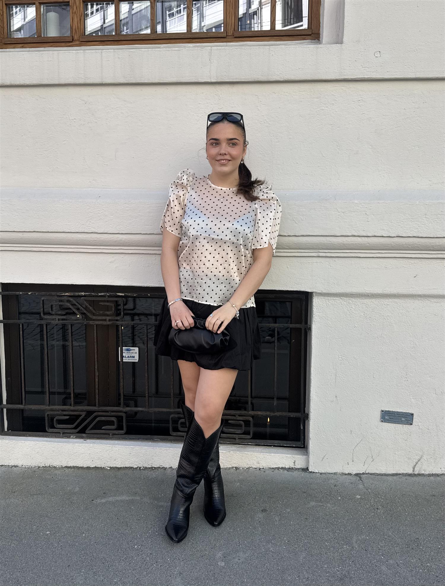 CO´ COUTURE Dilan Dot SS Blouse