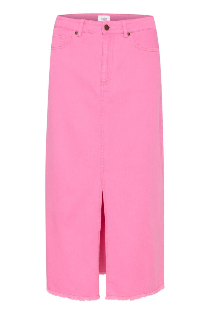 SAINT TROPEZ Edit denim skirt Rosa