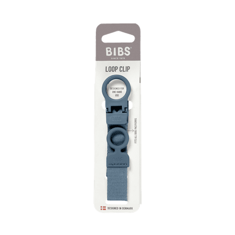 BIBS Pacifier Clip Loop Petrol