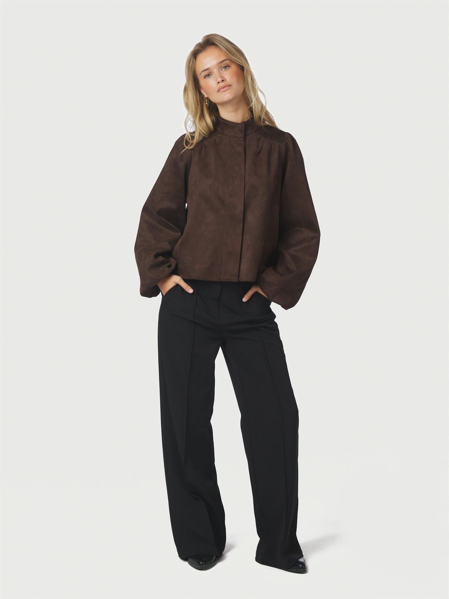 NEO NOIR Tirsa Faux Suede Jacket
