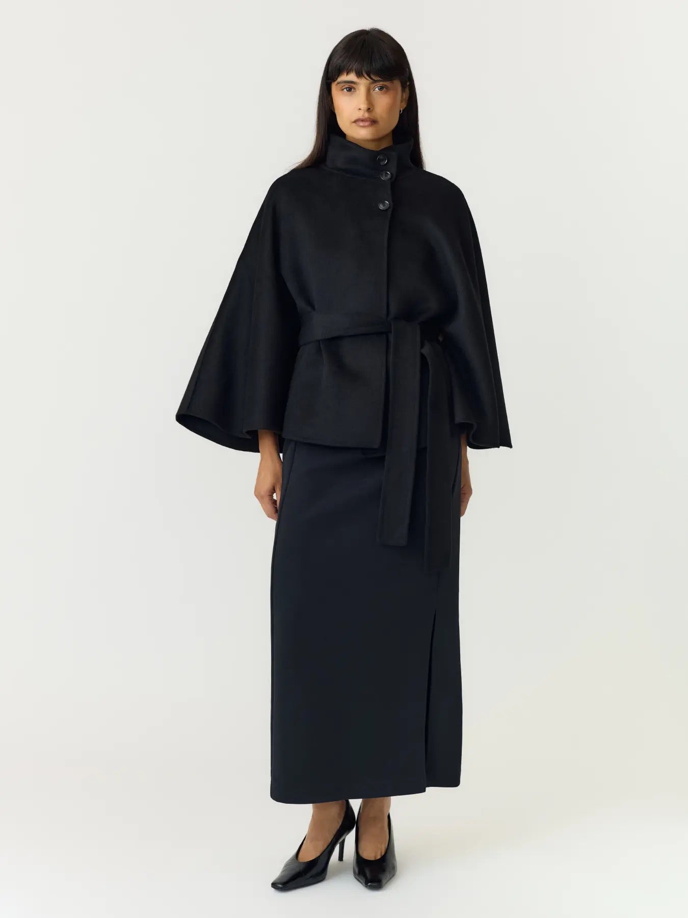 YAS Yasalmio Handmade Wool Blend Jacket