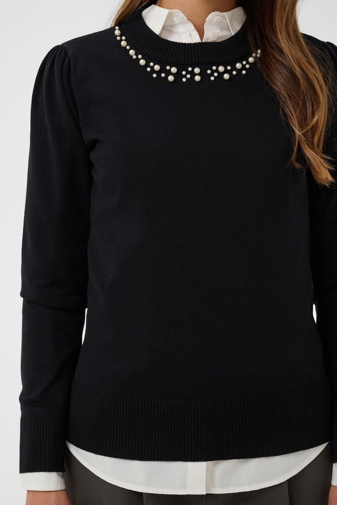 SAINT TROPEZ Temma Pullover Black