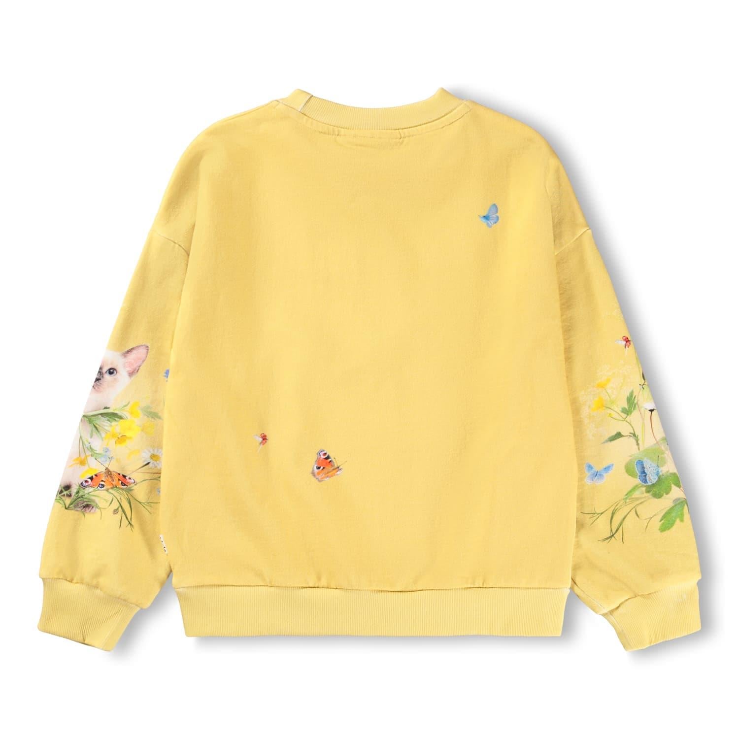 MOLO 4-12ÅR Maxi Sweatshirt Gul - Farmor Ingvarda