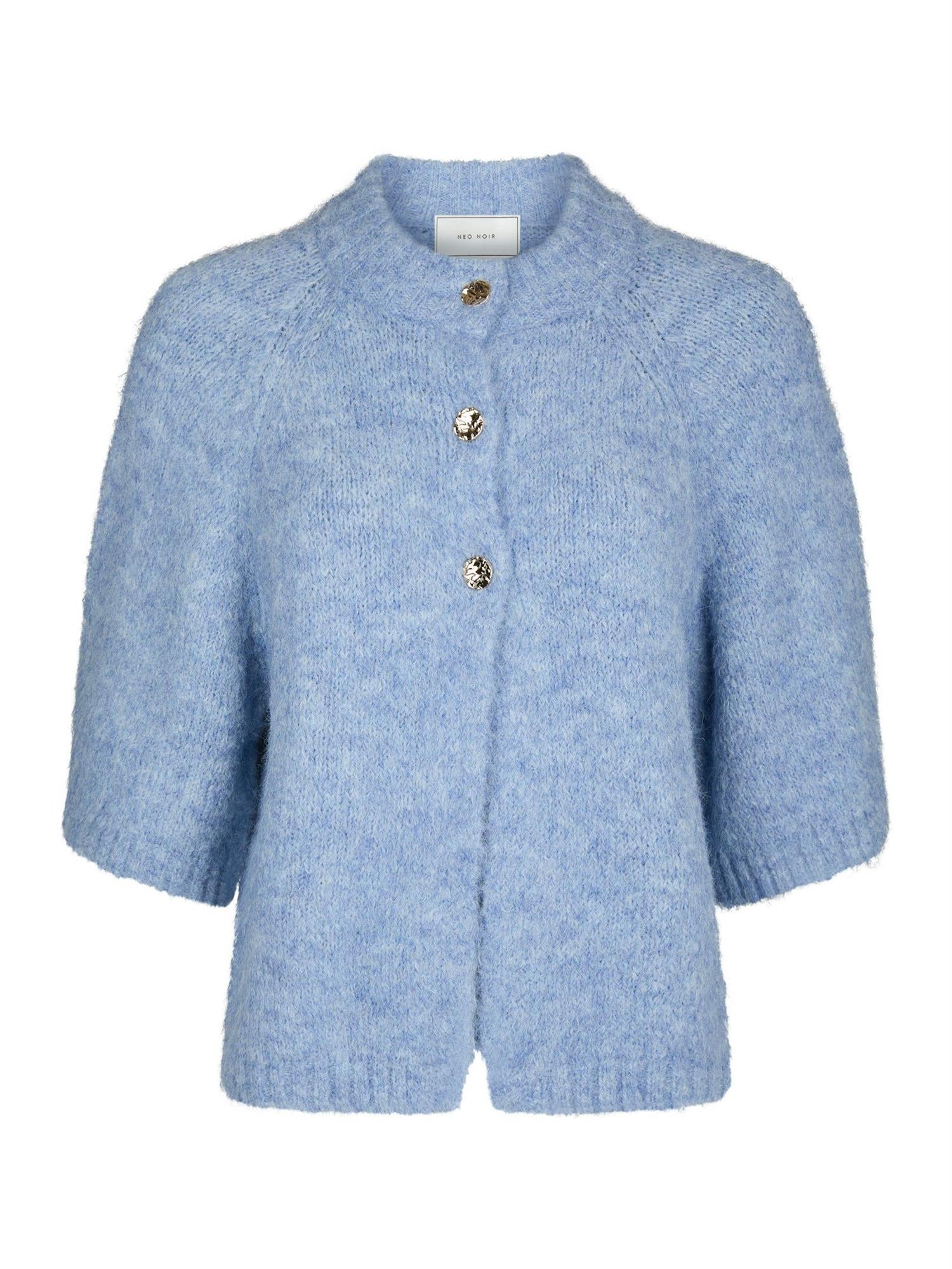 NEO NOIR Benuta Fluffy Knit Cardigan