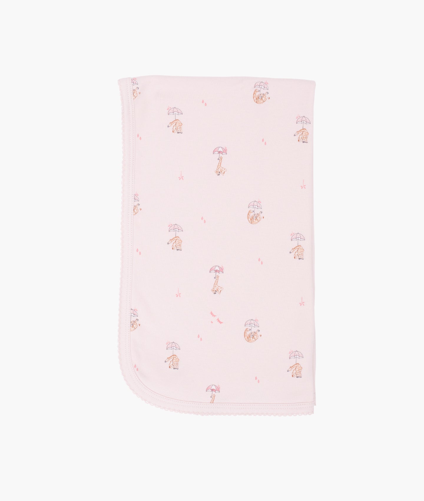 LIVLY Giraffe Blanket Lys Rosa