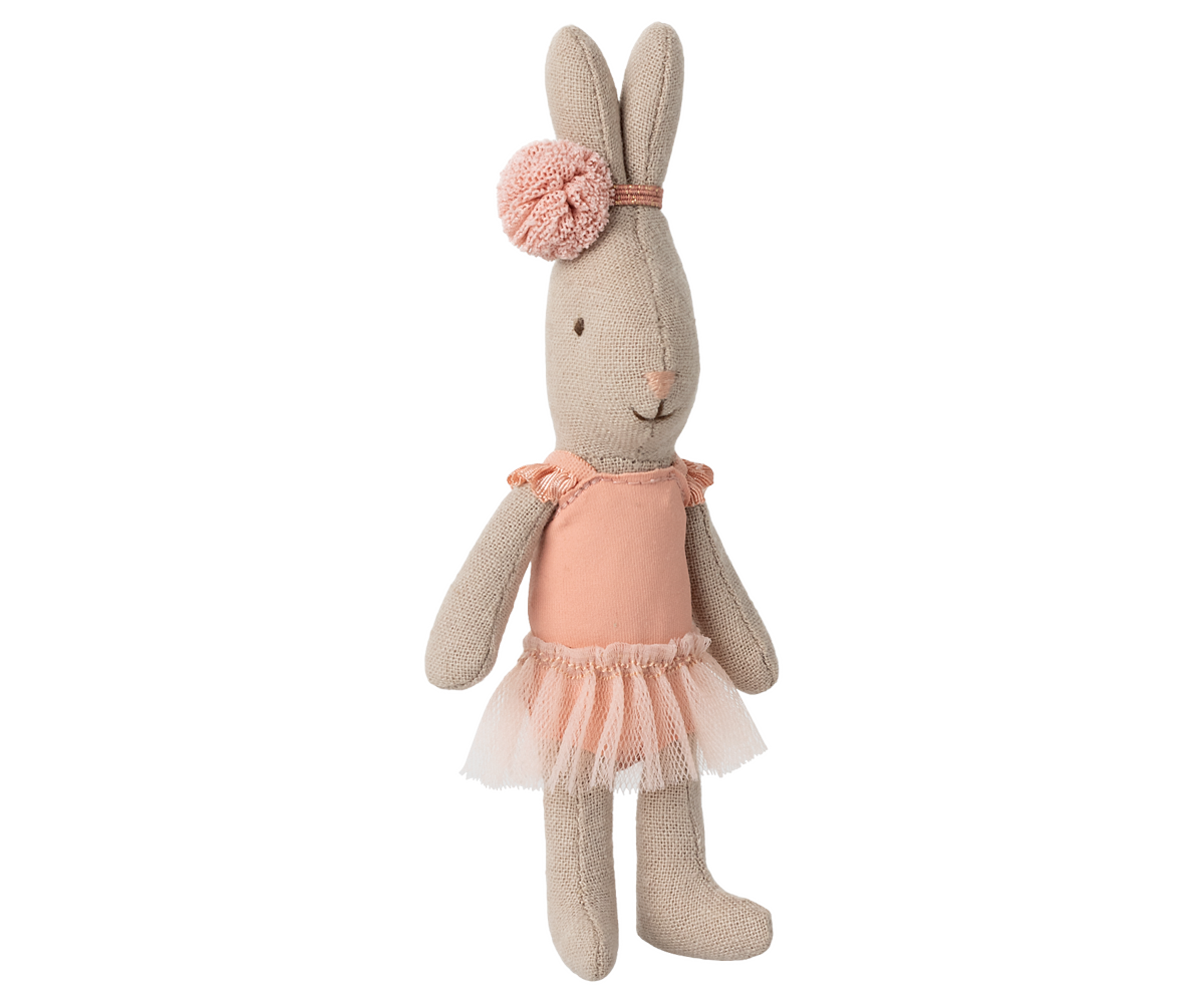MAILEG Rabbit MICRO,Ballet Suit Rosa