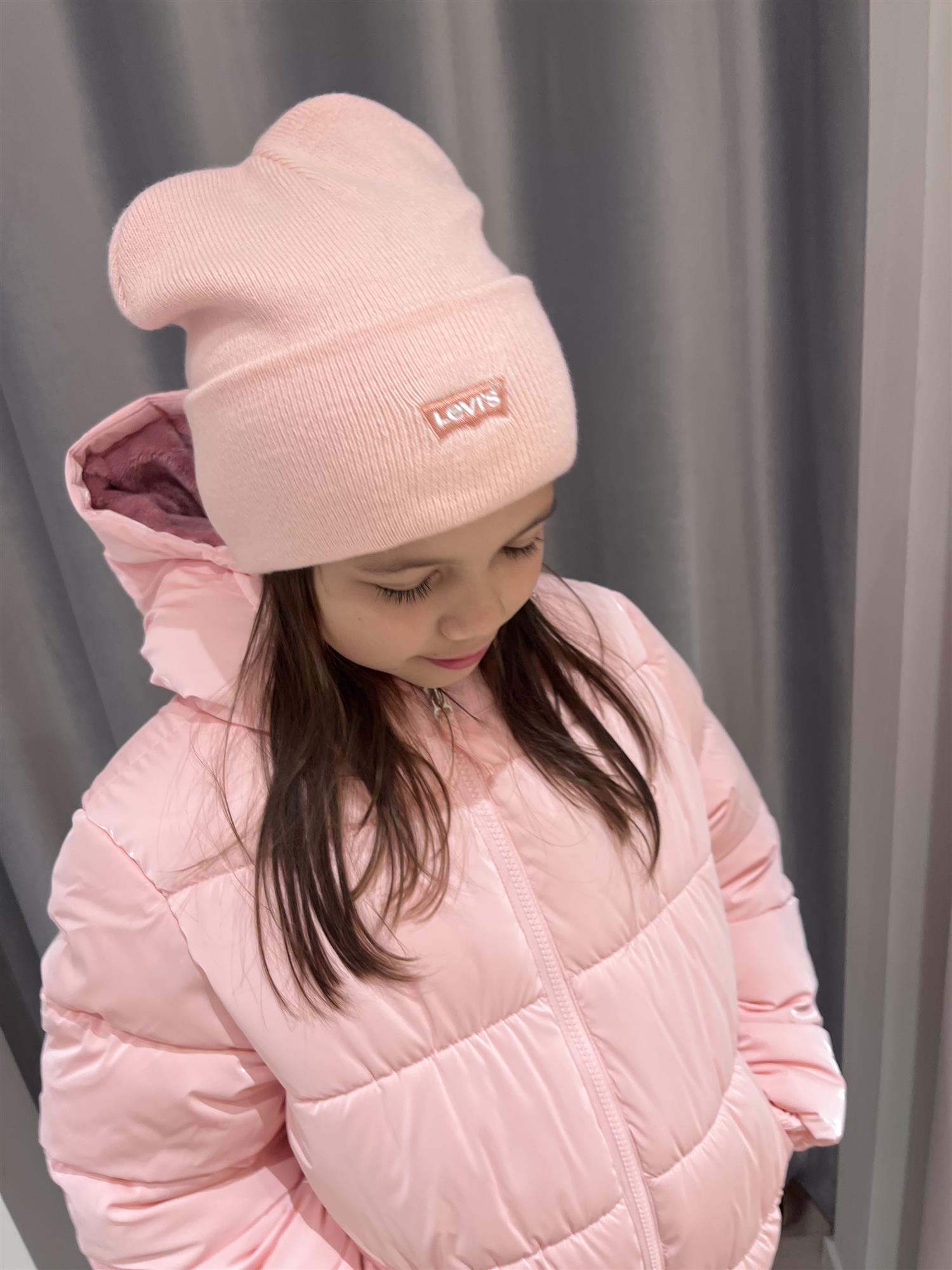 LEVIS Batwing Beanie Rosa
