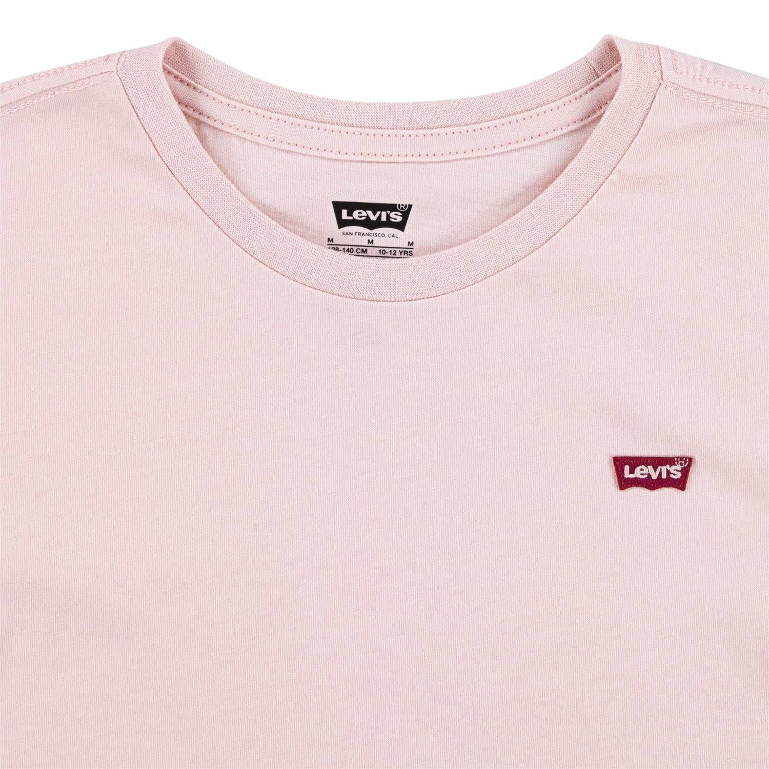 LEVIS T-skjorte m/liten logo Lys Rosa