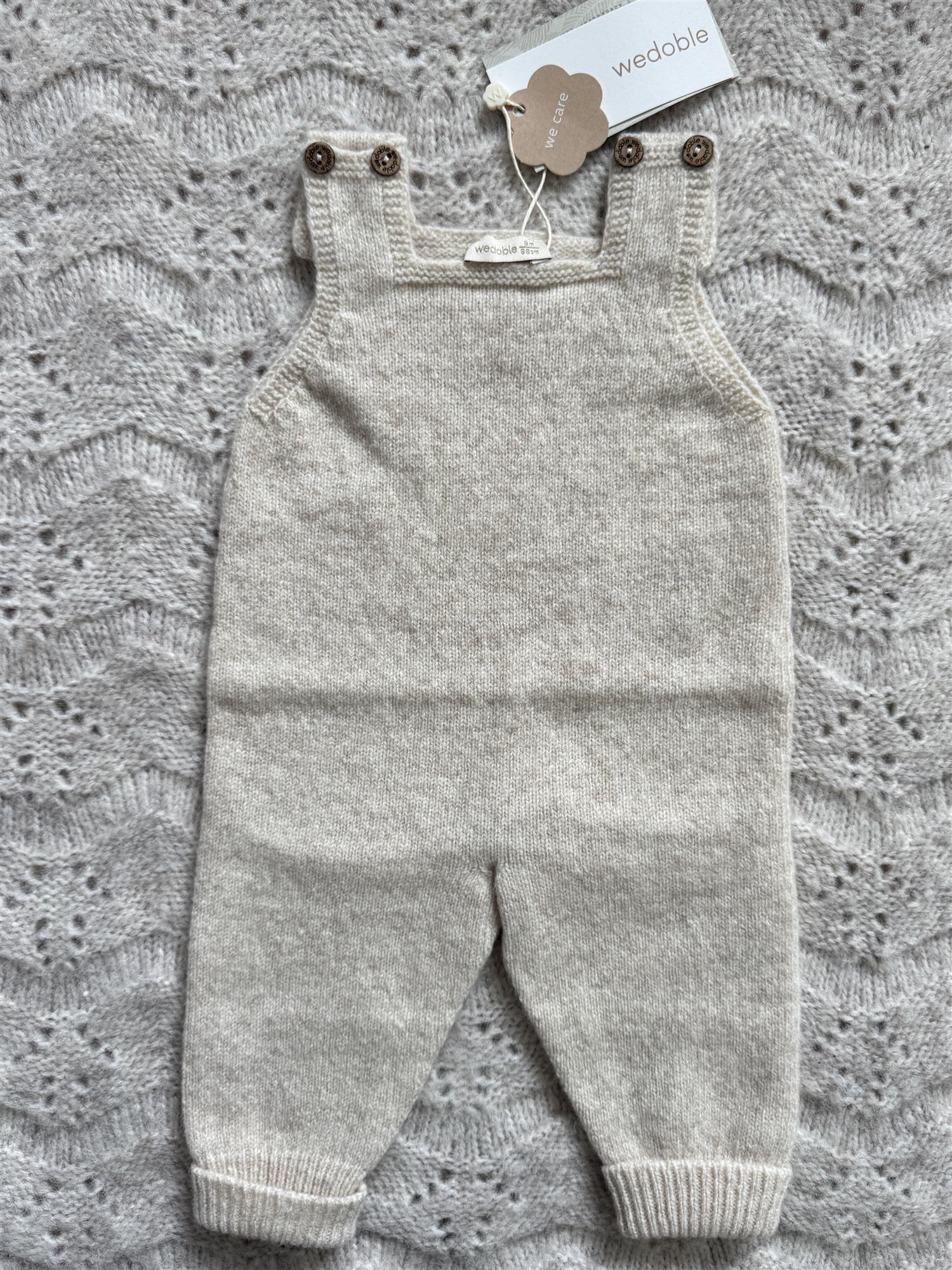 WEDOBLE Strikket Selebukse,Ull Beige Melert