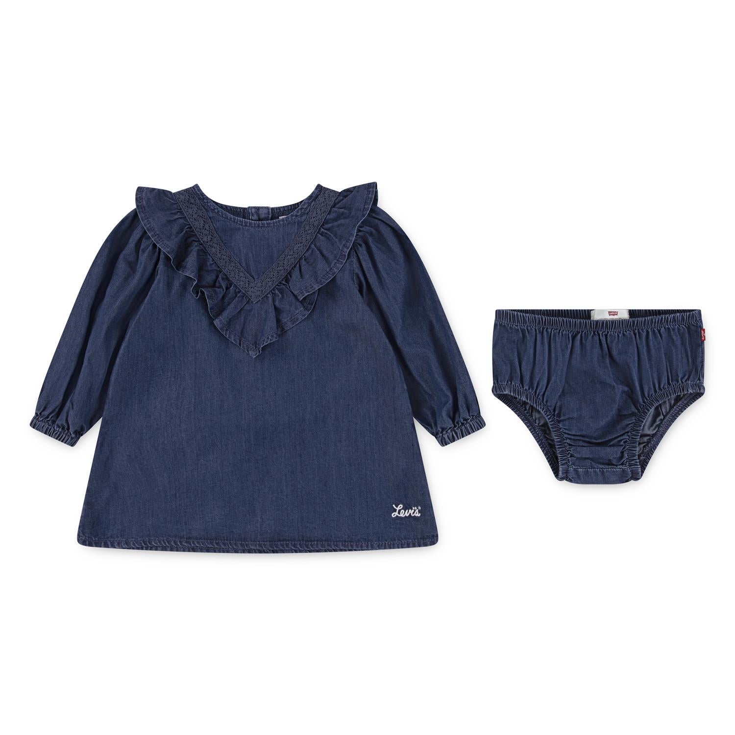 LEVIS 0-3ÅR Dongerikjole m/truse