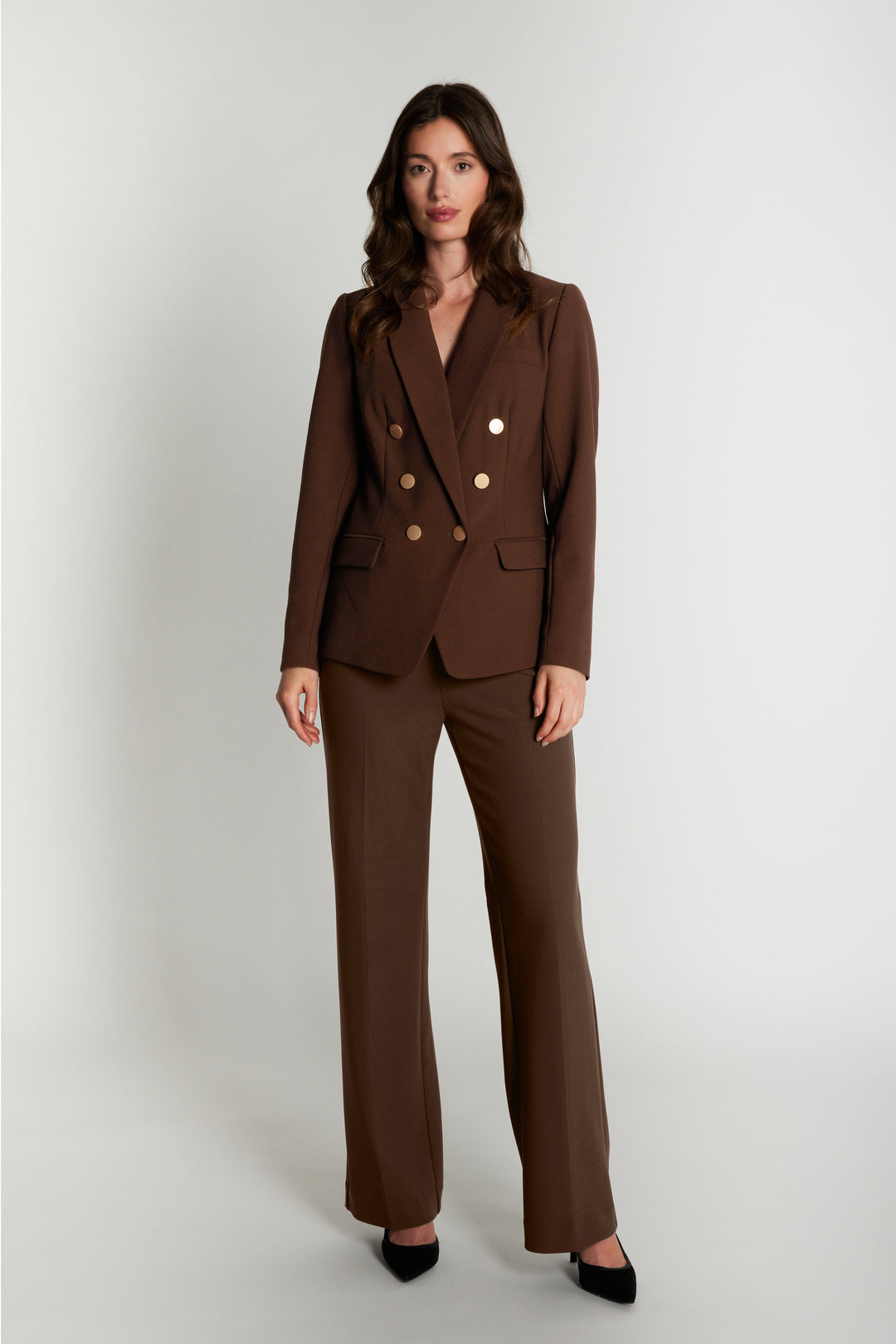 RUE de FEMME Olana Wide Pants Chocolat