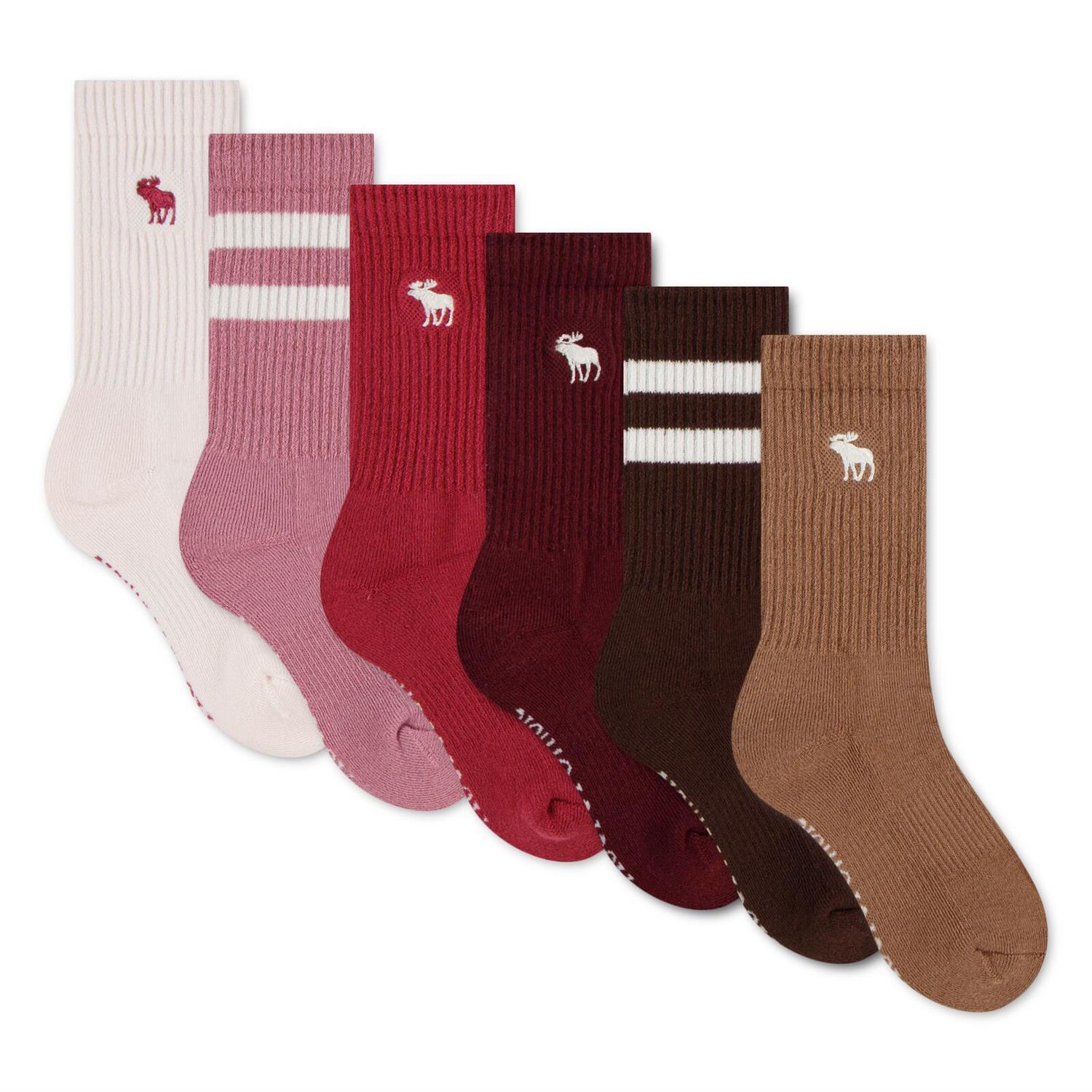 ABERCROMBIE & FITCH 6pk Sokker