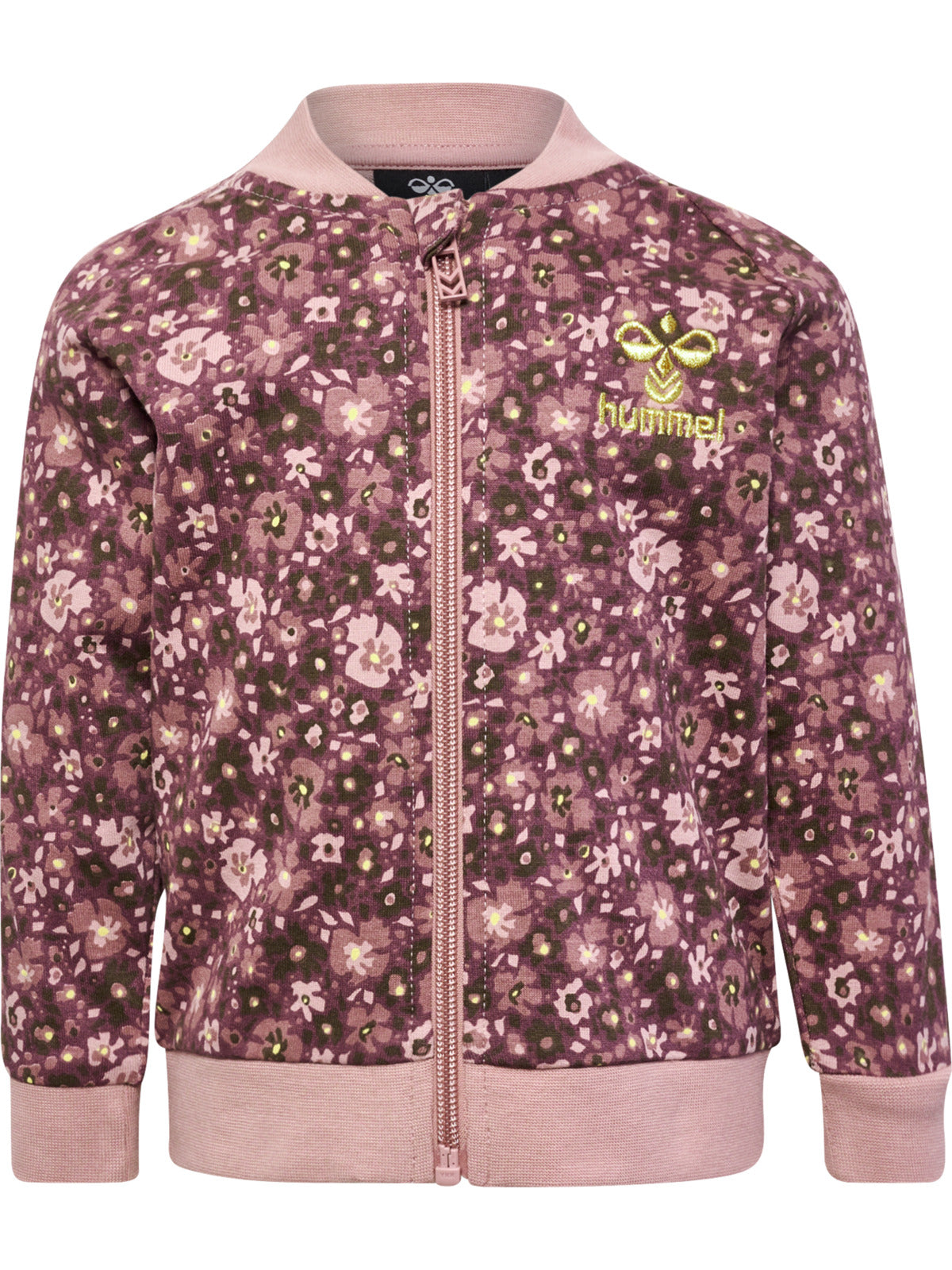 HUMMEL 0-4ÅR Luchia zip jacket Blomstret