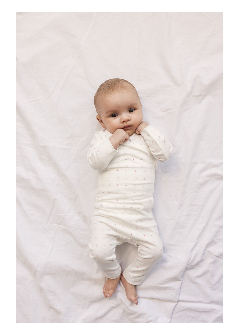 MARMAR COPENHAGEN 0-3ÅR Belito body,Newborn Hvit/Rosa - Farmor Ingvarda
