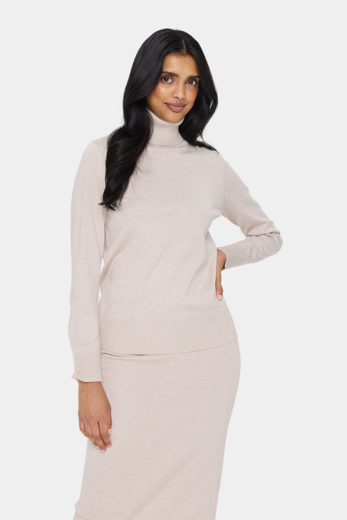 SAINT TROPEZ Mila rollneck pullover