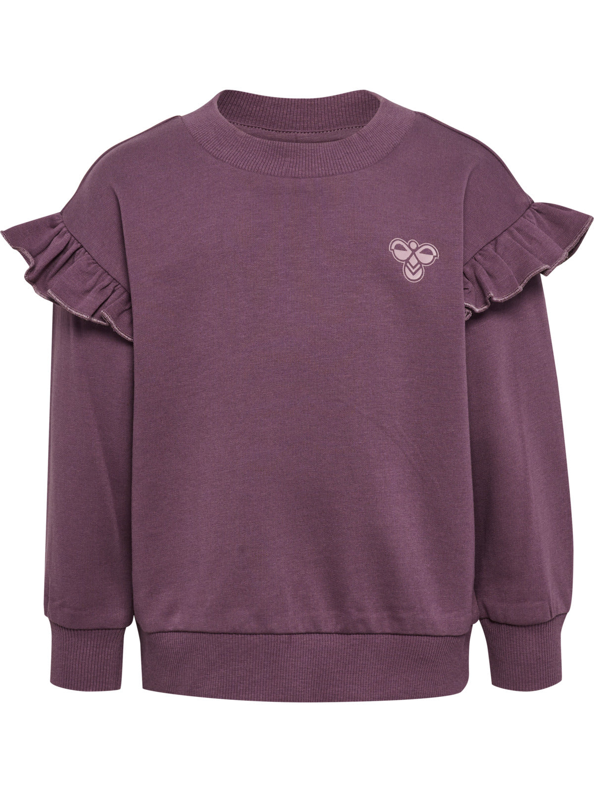 HUMMEL 0-4ÅR Loose Frill Sweatshirt Plomme