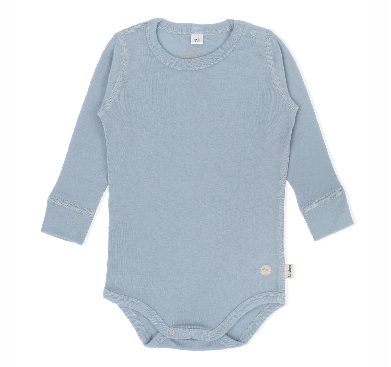 LILLELAM Ullbody Lyseblå