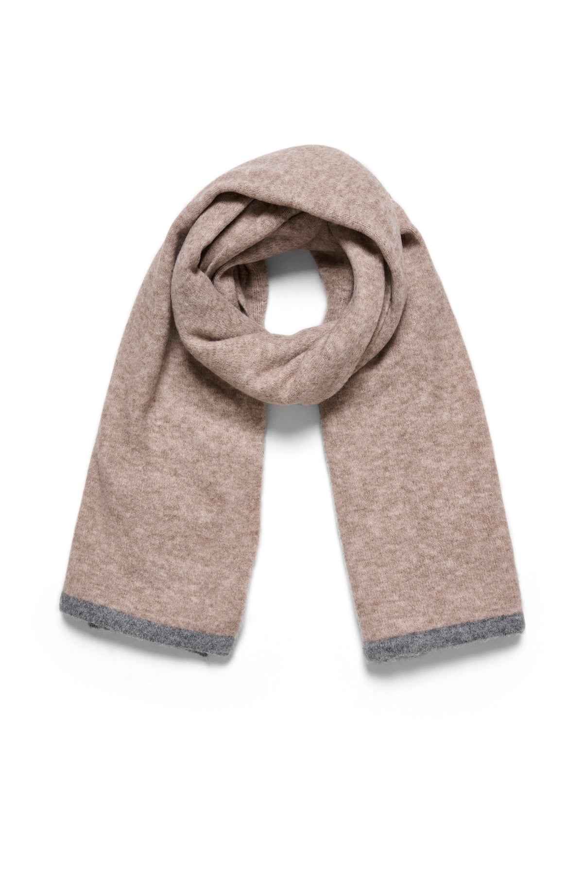 CULTURE Mag Poncho Scarf Beige