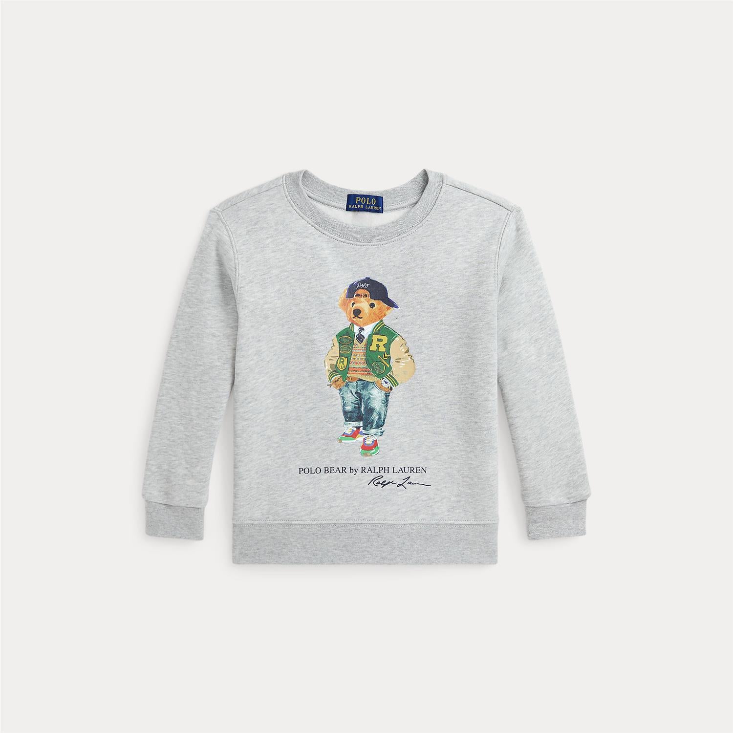 RALPH LAUREN 2-7År Polo Bear Sweatshirt Grå