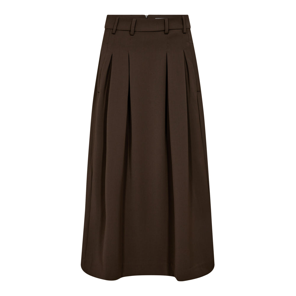 CO´ COUTURE Anya Pleat Skirt Mocca